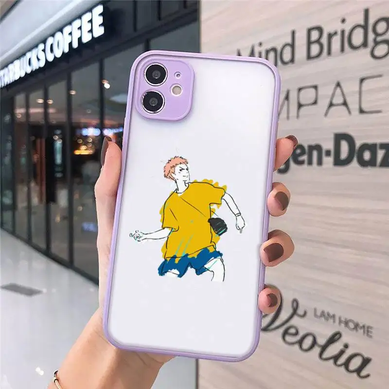 

Japan anime Jujutsu Kaisen Phone Cases matte transparent For iphone 7 8 11 12 plus mini x xs xr pro max cover