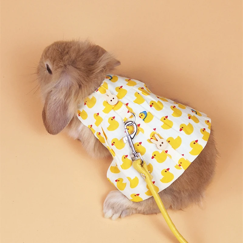 Жилетка с поводком и шлейкой в виде кролика | Дом сад