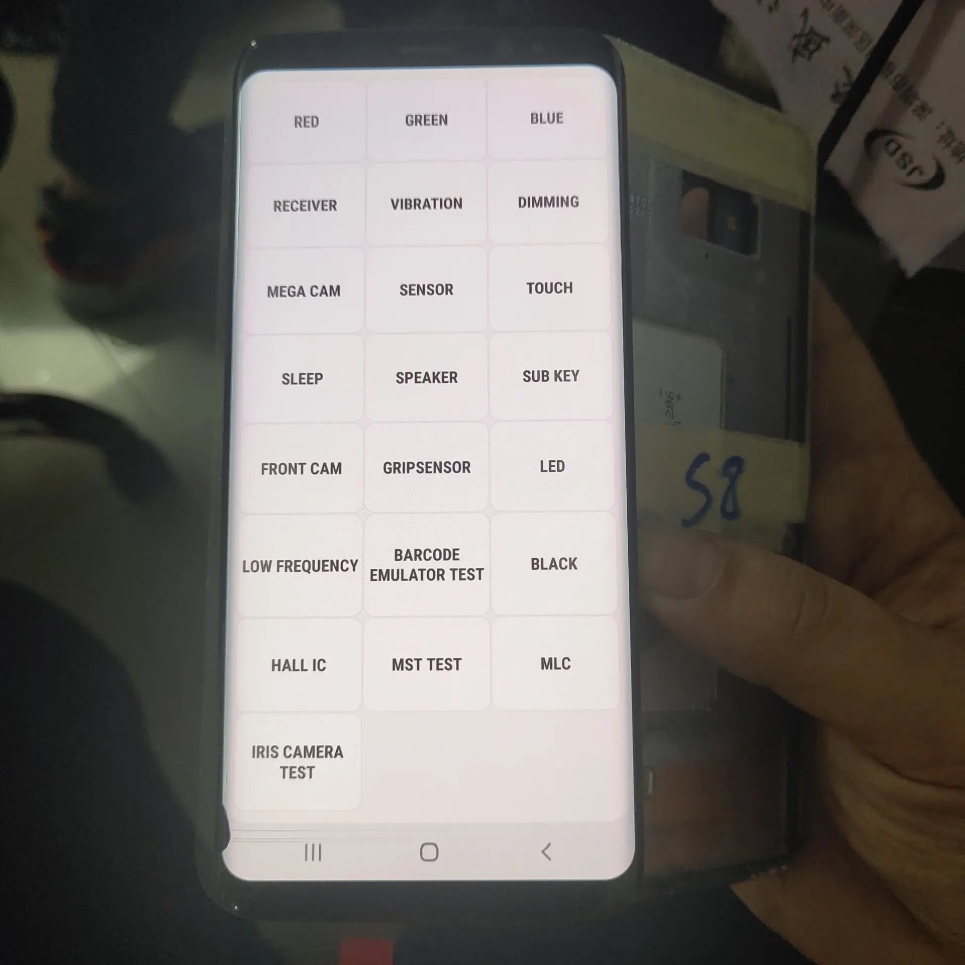 С большими линиями и сгоранием битых пикселей для Samsung Galaxy S8 G950 G950F сенсорный
