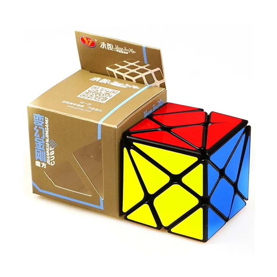 

QiYi MoYu YJ YuXin Axis Magic Cube Speed Rotation Professional Game Adult Children's Educational Toy Gift Pocket Cubo Magico