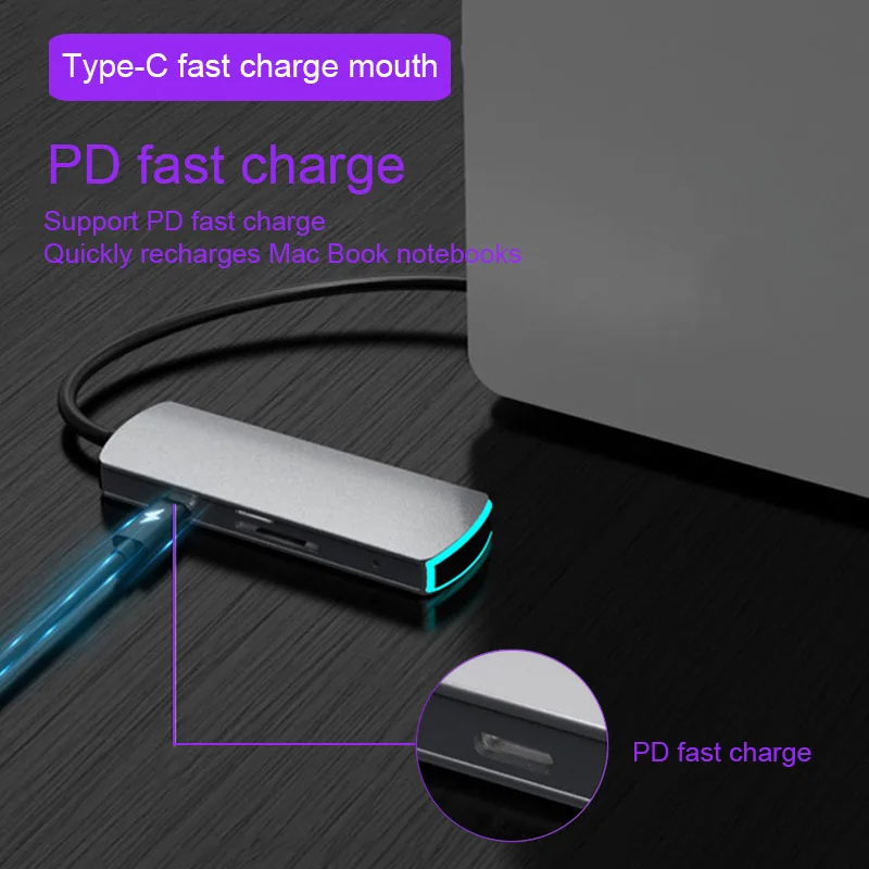 USB-концентратор Basix типа C на Multi USB 3 0 концентратор HDMI адаптер док-станция для MacBook