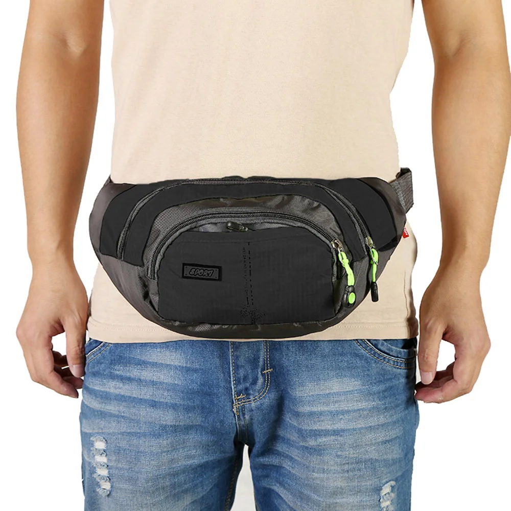 

Sport Waist Bag Large Capacity Waterproof for Men and Women Fanny Pack for Outdoor Ridding Hiking Carrying phone Gym Bag Sports