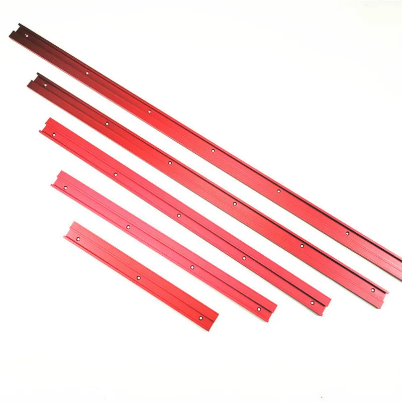 

Woodworking Tools Chute Aluminium T-tracks Model 45 T Slot and Standard Miter Track Stop Miter Bar for Workbench Router Table