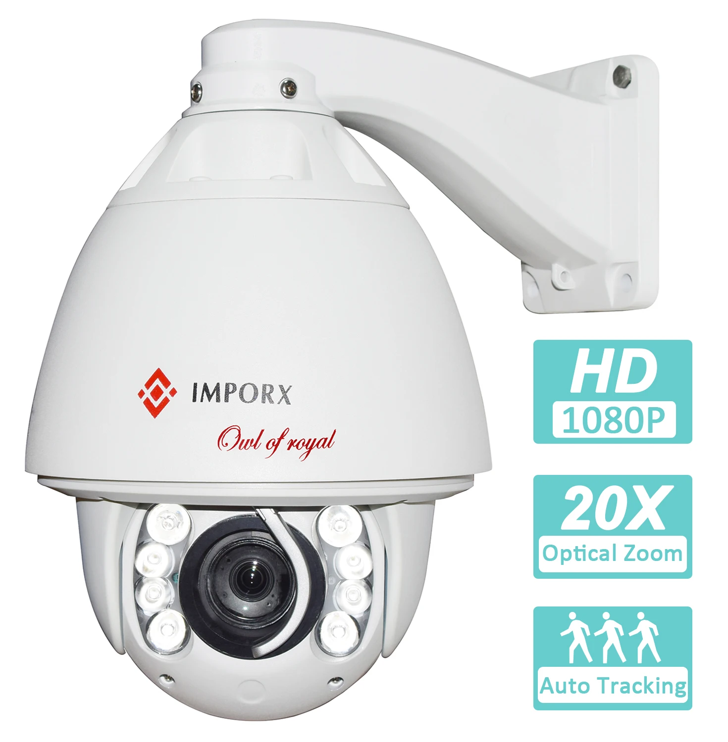 CCTV Авто слежение PTZ IP камера 1080P Full HD 30x оптический зум ONVIF высокая скорость