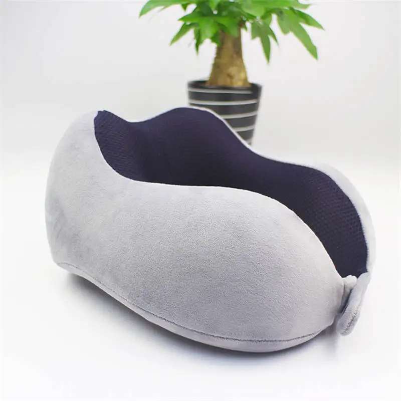 Подарок Санты медленный отскок памяти хлопок u-подушка самолет путешествия