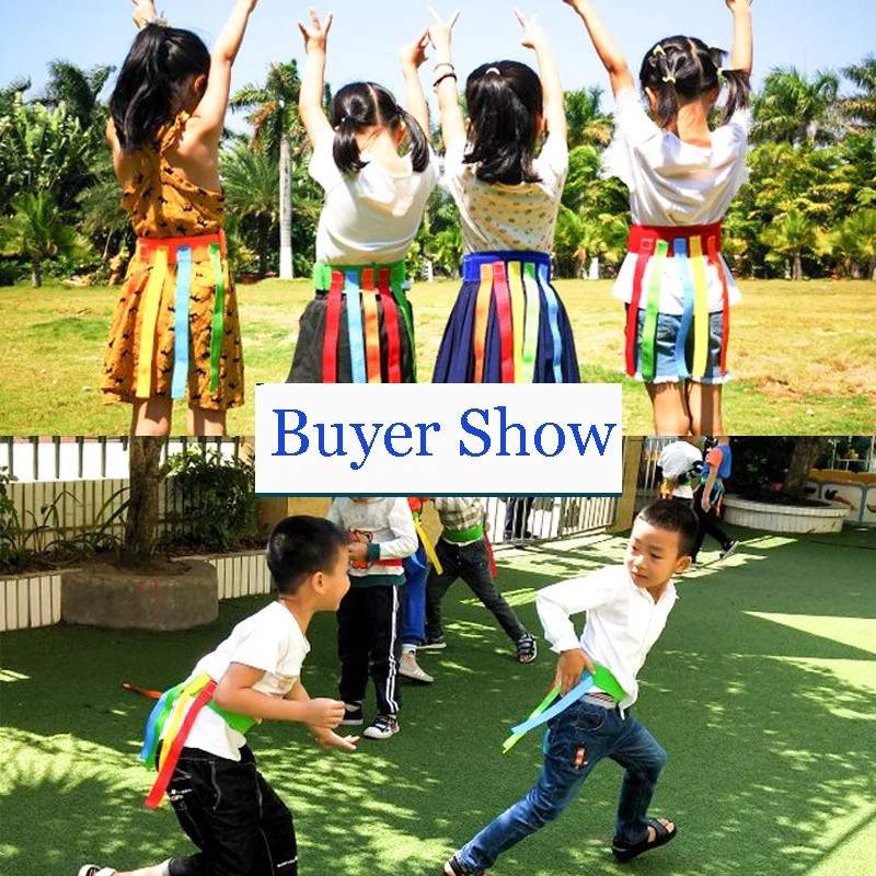 Children Outdoor Funny Game Toy Belt For Kindergarten Kids Catching Tail Training Equipment Teamwork Toys for ZXH | Игрушки и хобби