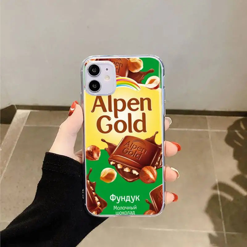 

Wonka Bar Golden Ticket chocolate Phone Case Transparent for iPhone 6 7 8 11 12 s mini pro X XS XR MAX Plus
