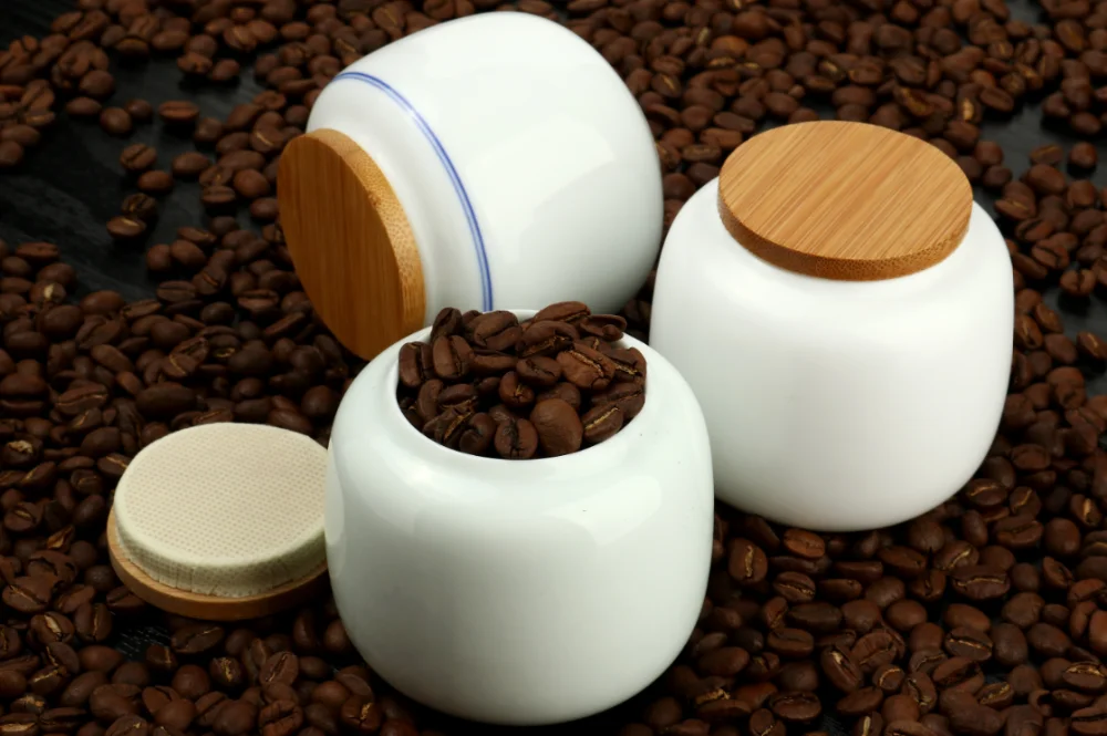 220ml Chinese Style Ceramic Storage Bottle Jar Colorful Tea Caddies Containers Kitchen Portable Travel Candy Coffee Snacks Jar