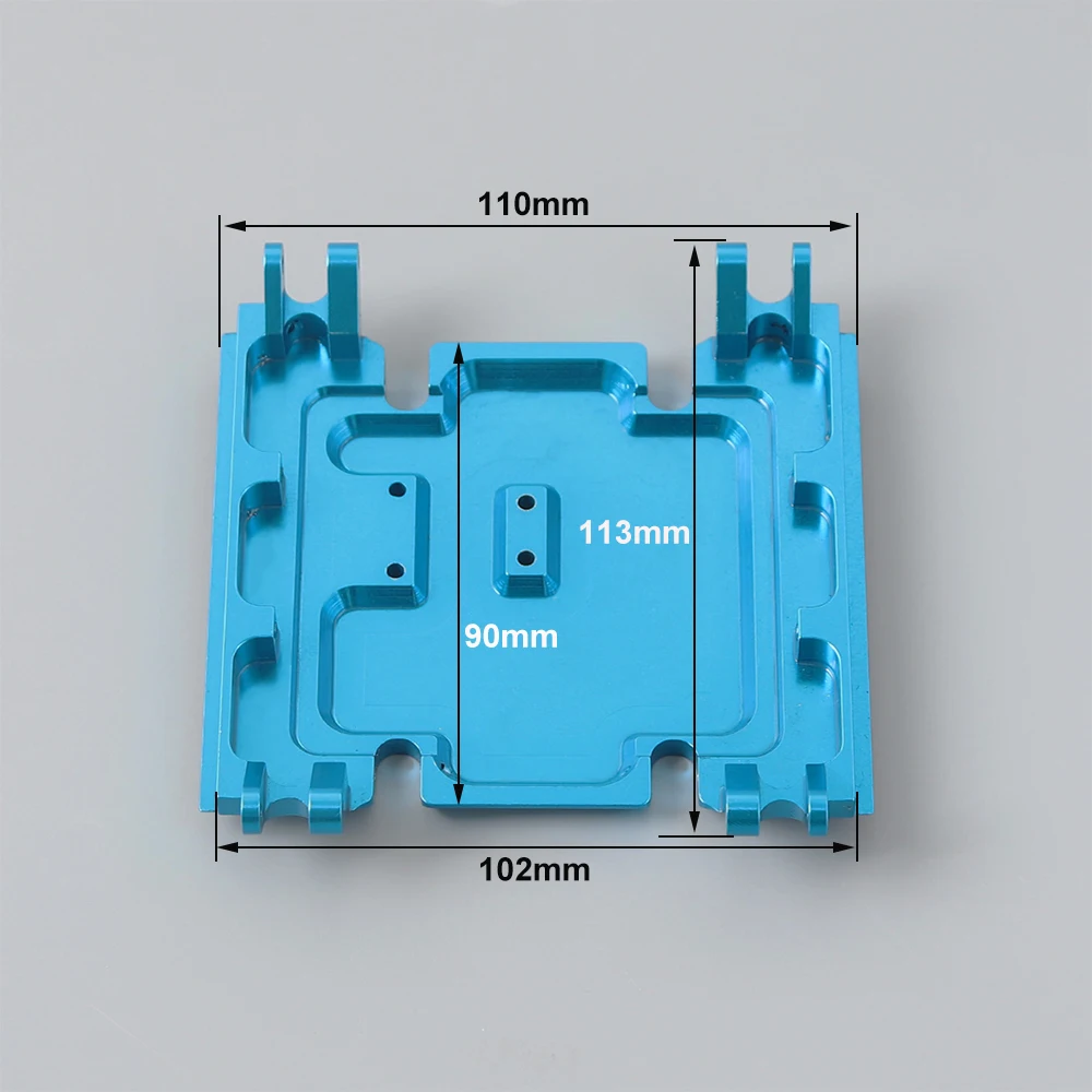 Алюминиевая рама Wraith противоскользящая пластина для 1/10 RC Crawler Axial AX90018 90045 90056 90031