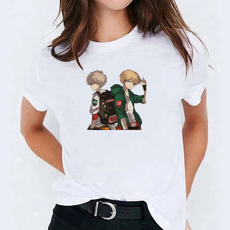 

My hero academia casual ladies short-sleeved summer fashion kawaii Japanese anime beautiful T-shirt Harajuku Korean top T-shirt