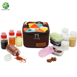 Holaroom 10 шт.компл. солевой соус, бутылка для приправ, коробка для специй, сахар, ароматизатор, портативный контейнер для специй, перец, банка для барбекю на открытом воздухе