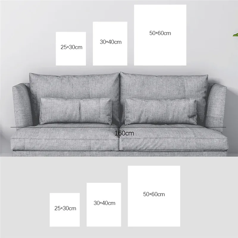 

YaMinSanNiO Deer Abstract Oil Painting on Canvas Modern Animals Prints and posters Decorative Art Picture for Home Decorations