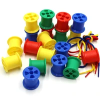 cotton reels children toddler toys threading juguetes para ni%c3%b1as 3 4 5 6 7 8 9 10 a%c3%b1os speelgoed meisjes