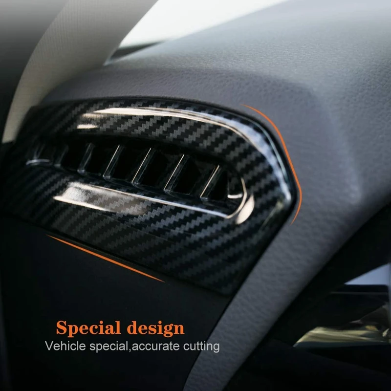 

Side Air Vent Trims Wind Outlet Cover Trim Sticker for Toyota Camry 2018 2019 2020 Car Accessories (2Pcs)