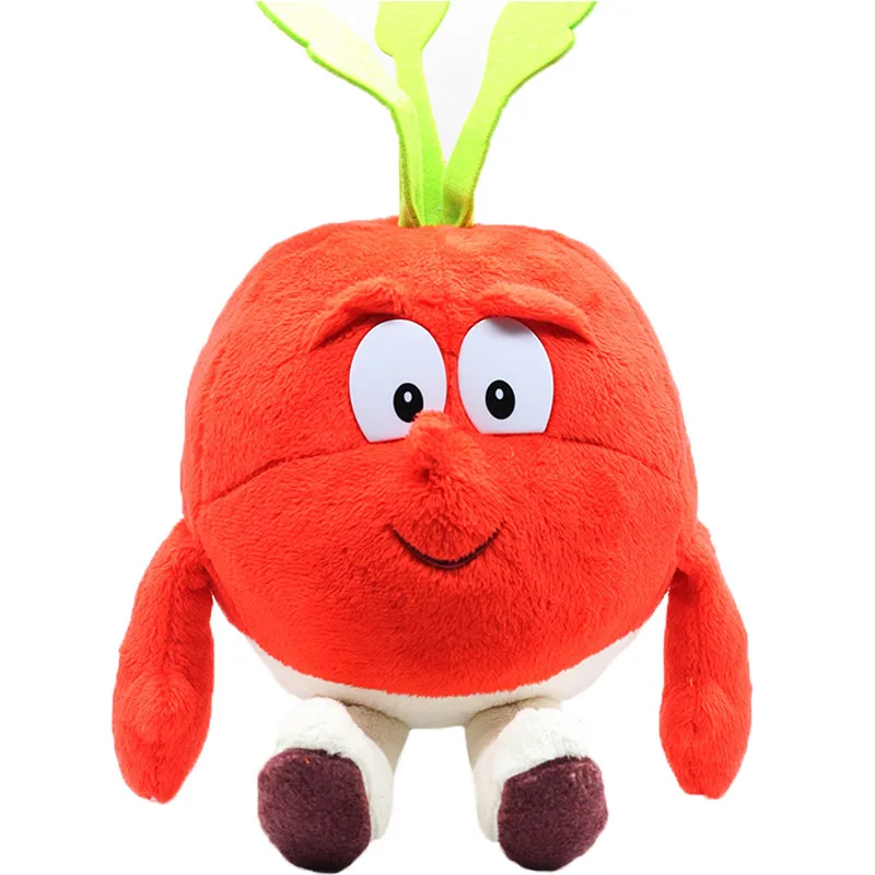 radish Добро пожаловать, тыква, ананас, плюшевая игрушка, банан, цветная капуста, черника, фрукты, овощи, мягкая кукла, подарок на день рождения, Рождество, для детей - Цвет: radish