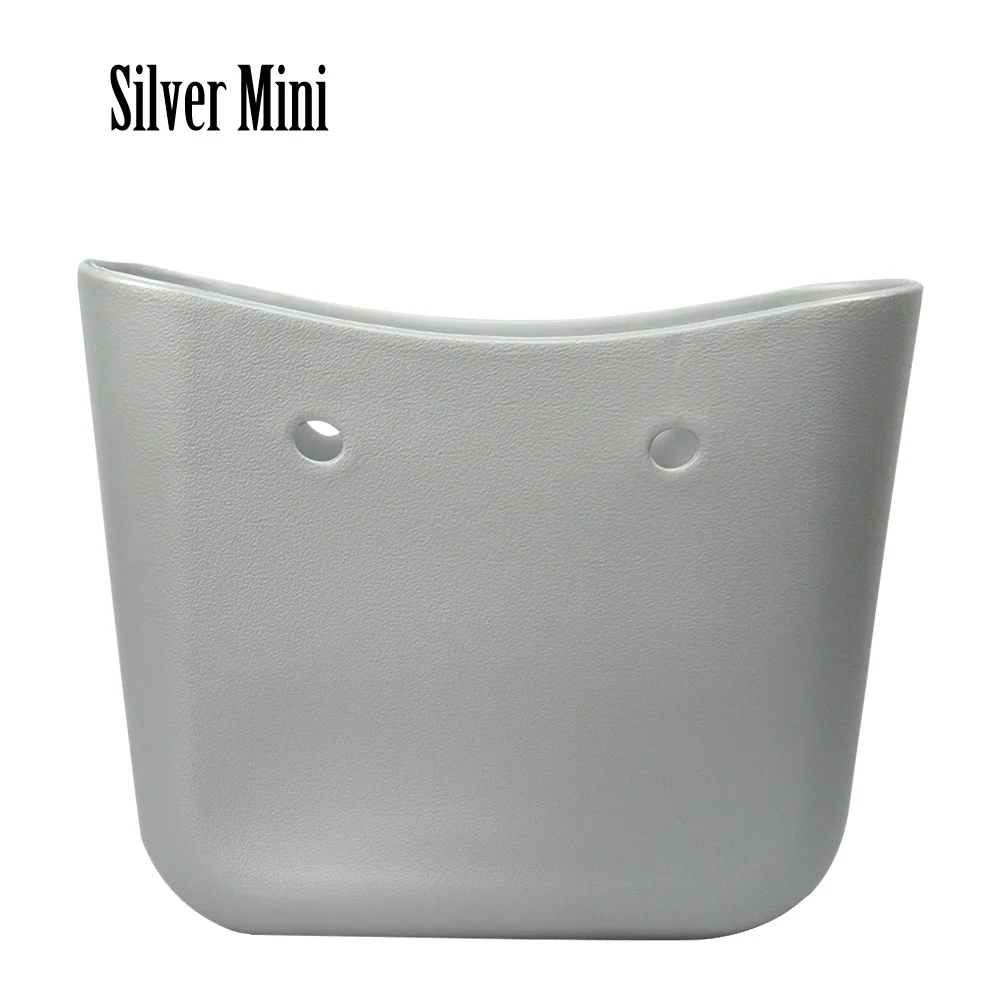 silver TANQU новая мини-сумка EVA сумка женская сумка резиновая Силиконовая Водонепроницаемая модная женская сумка - Цвет: silver