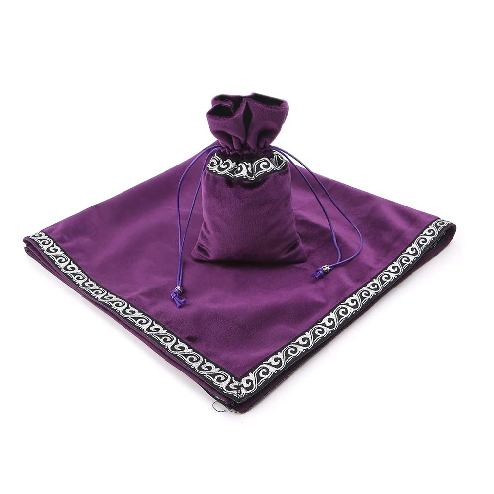 Алтарь Таро карты сумка вечерние скатерти доска скатерть для игры гадание Wicca