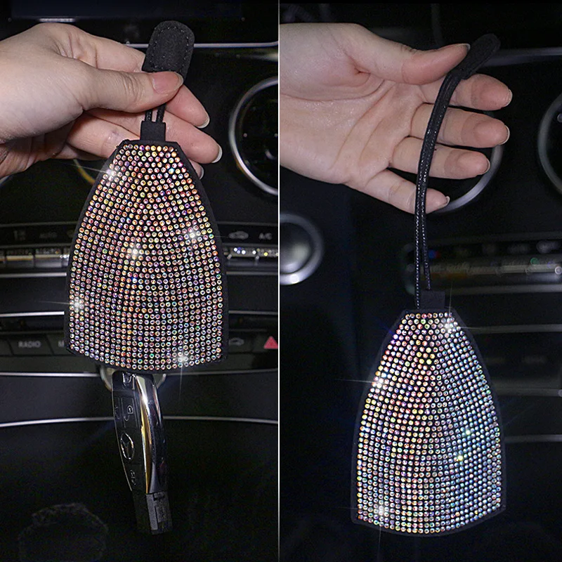 Универсальный бриллиантовый Стразы чехол для автомобильных ключей Bling Crystal Key