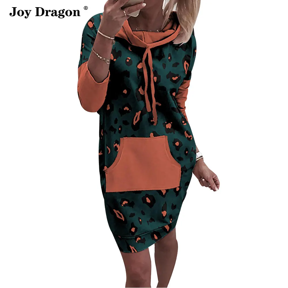 Женское платье с леопардовым принтом повседневное зеленое/желтое мини Клубная