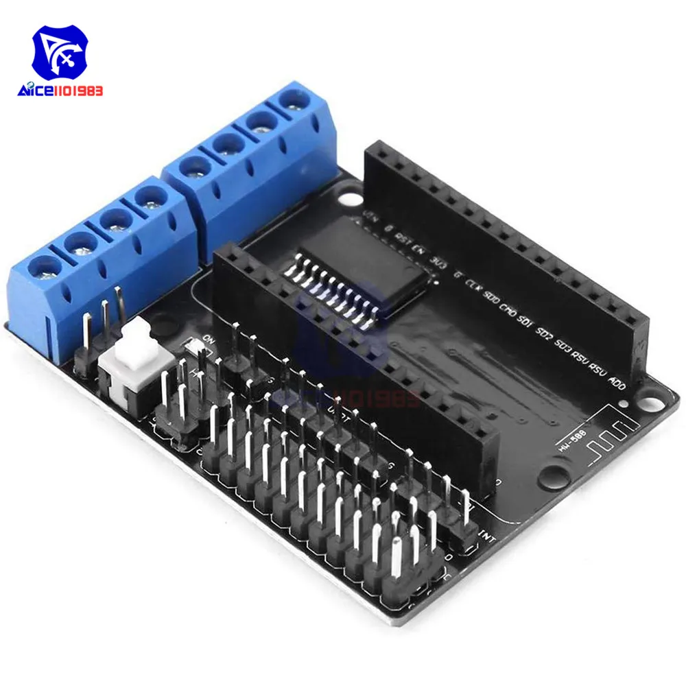 Набор для разработки diymore NodeMCU V2 L293N Щит двигателя ESP12E CP2102 ESP8266 самостоятельной