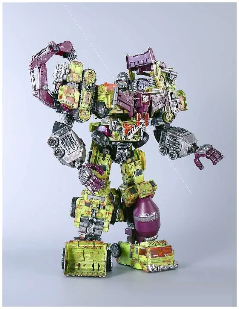 

BEST PRICE NBK Devastator Damage Version 6IN1 Sets Bulldozer Bonecrusher GT KO Transformation Figure Toy