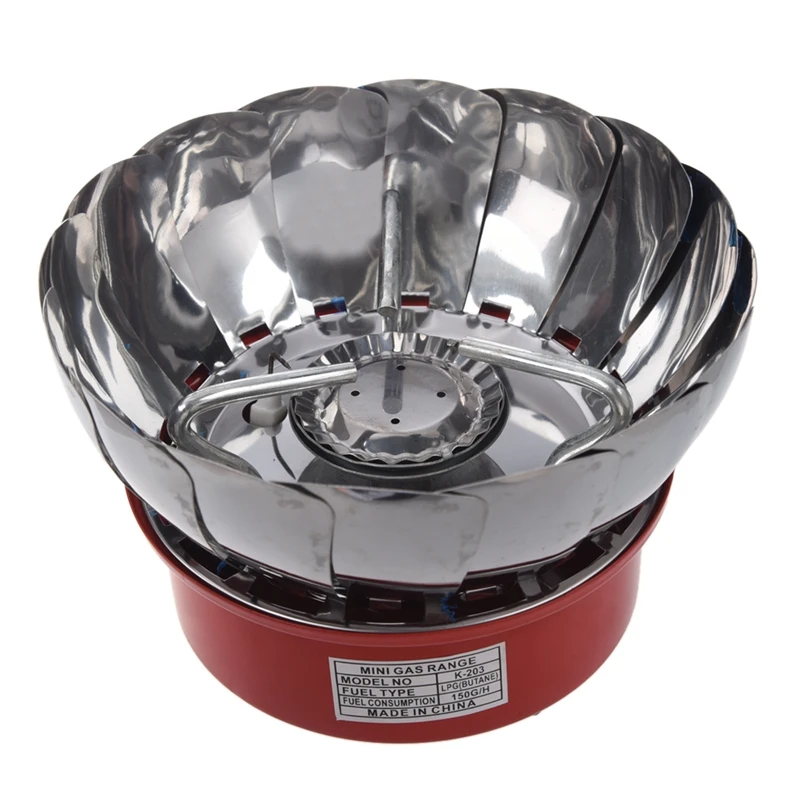Ветрозащитная плита кухонная посуда газовая для кемпинга пикника приготовления