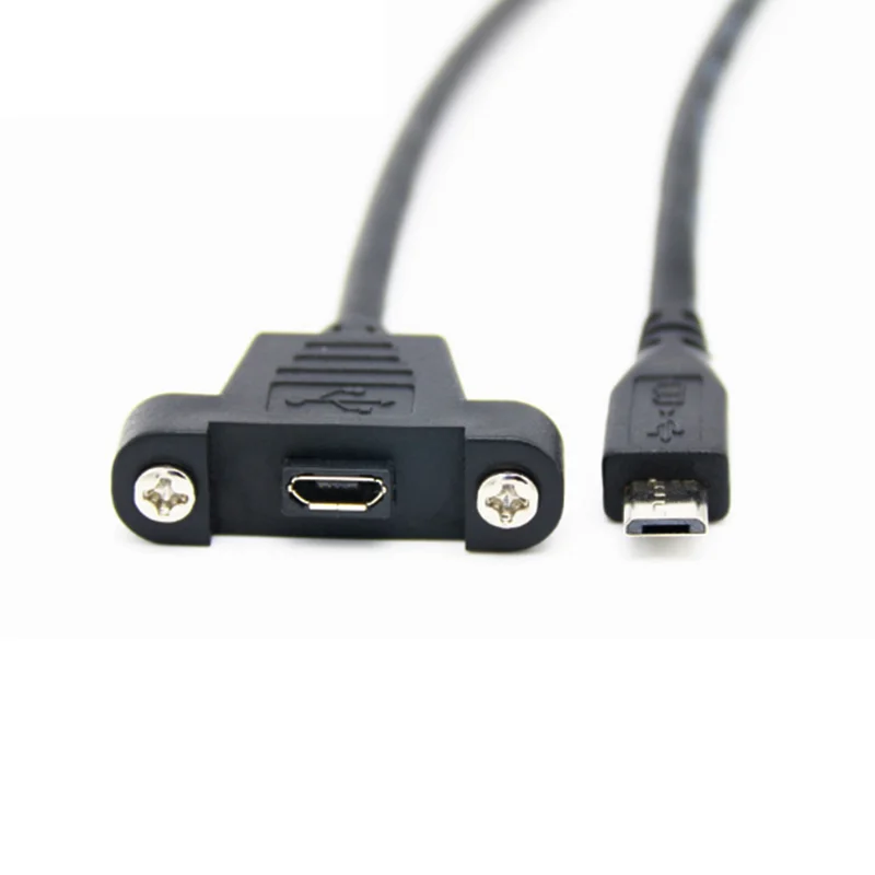 0 3 м 5 micro USB контактный 90 градусов 2 штекер к female Удлинительный кабель с винтовыми