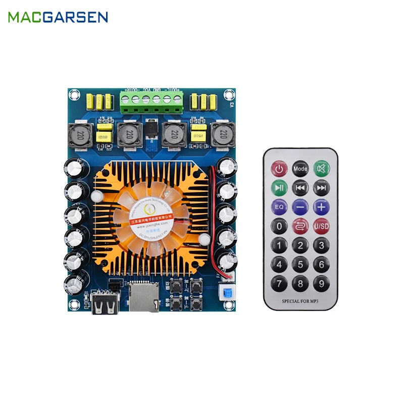 

TDA7498E динамик s усилитель автомобильный аудио усилитель плата 200 Вт стерео ресивер домашний кинотеатр 2,0 звук Hifi Усилители для динамика