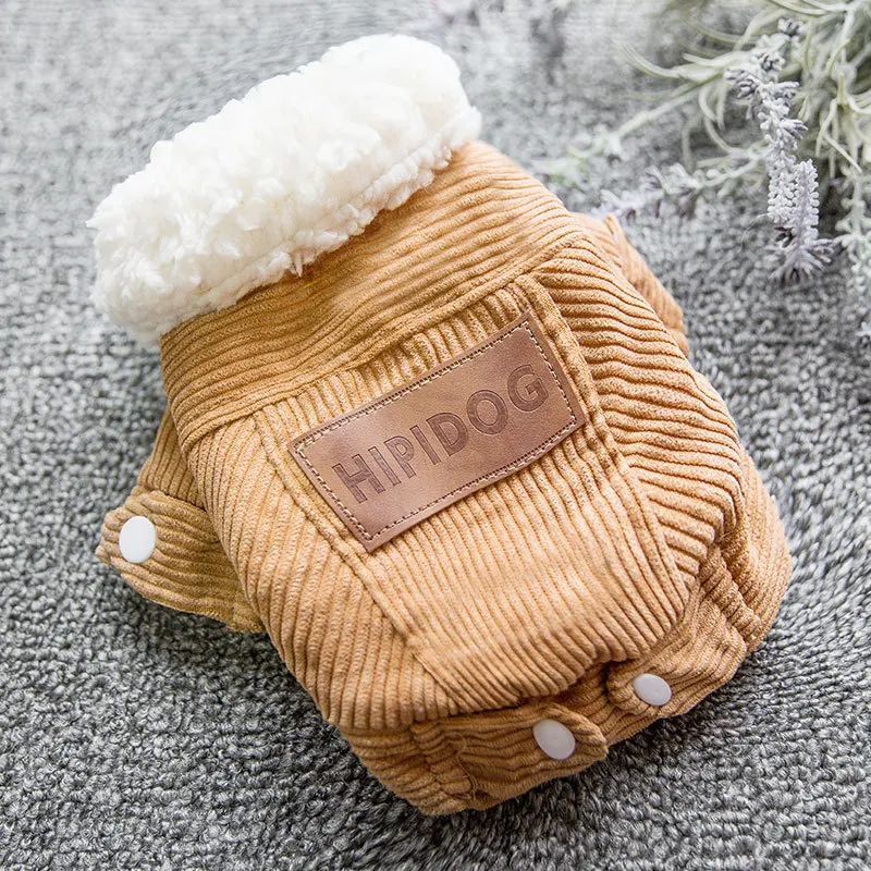 Одежда для собак осенне зимнее пальто куртка маленьких и средних плотная теплая