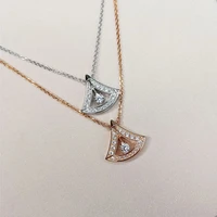new products in the spring of 2021 retro fan pendant womens necklace elegant and elegant the best gift for valentines day
