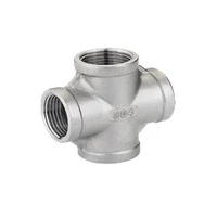stainless steel 304 14 38 12 34 1 1 14 1 12 female bsp thread pipe fitting 4 way equal cross connector ss304 mlok