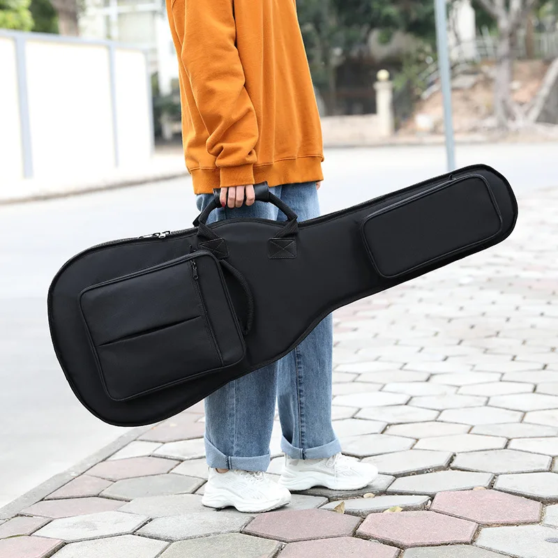 Electric guitar bag thickened guitar piano bag backpack with cotton piano bag custom logo spot wholesale