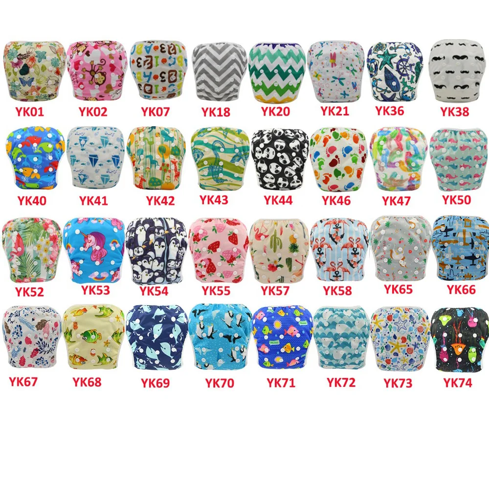 10 шт./лот детские подгузники для плавания регулируемые тканевые чехол брюк