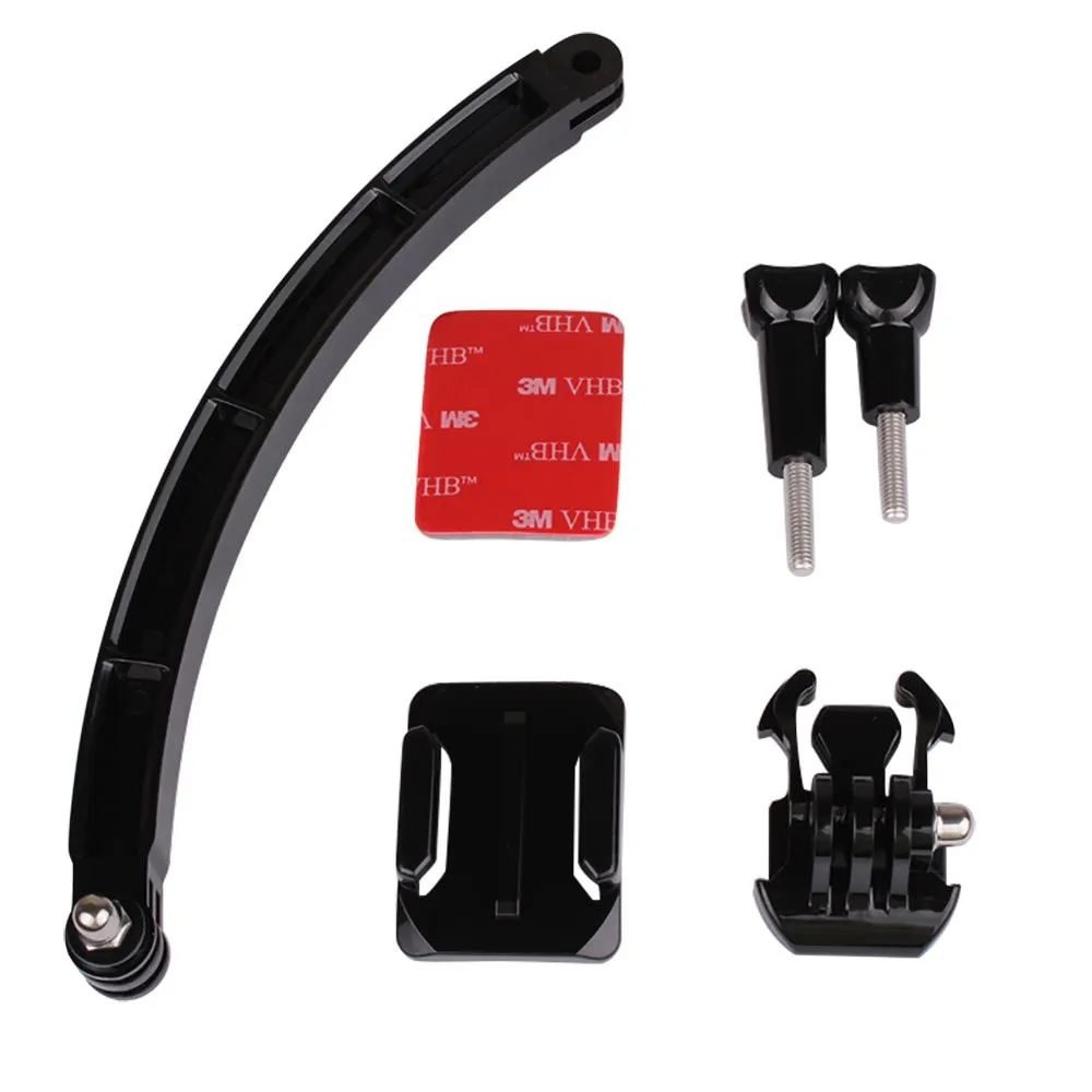 Комплект удлинителей для шлема + Изогнутое клейкое крепление длинная