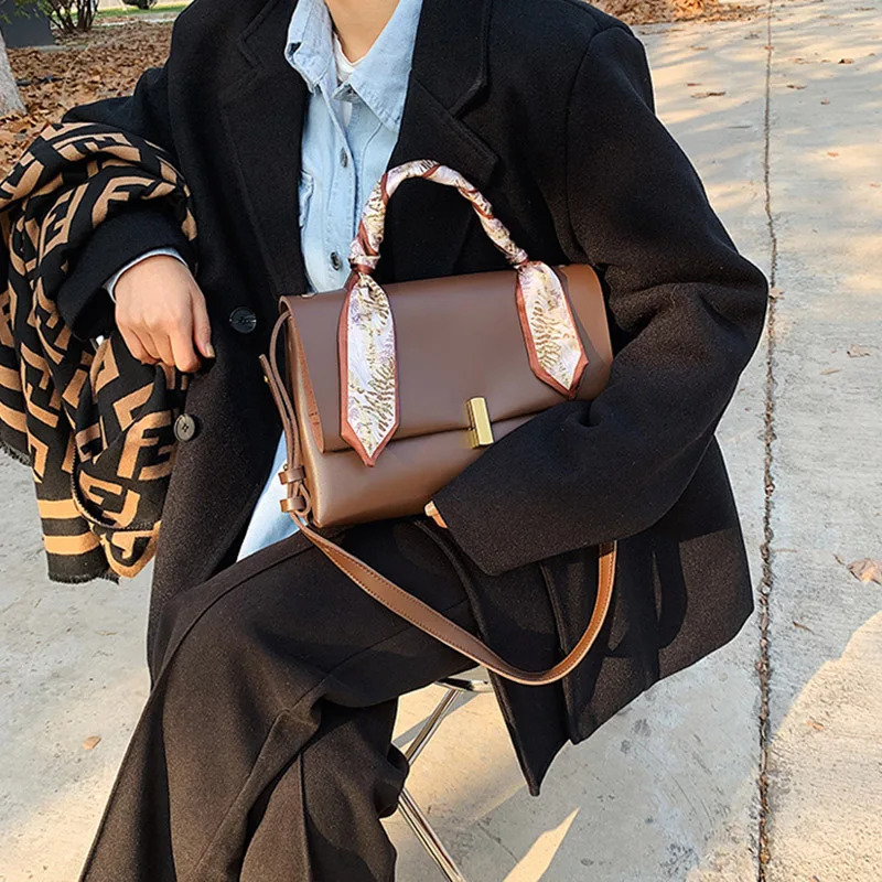 

High Quality Handbags PU Leather Women Shoulder Bag 2021 Large Fashion Crossbody Bags Vintage Ladies Casual Totes Female Purses