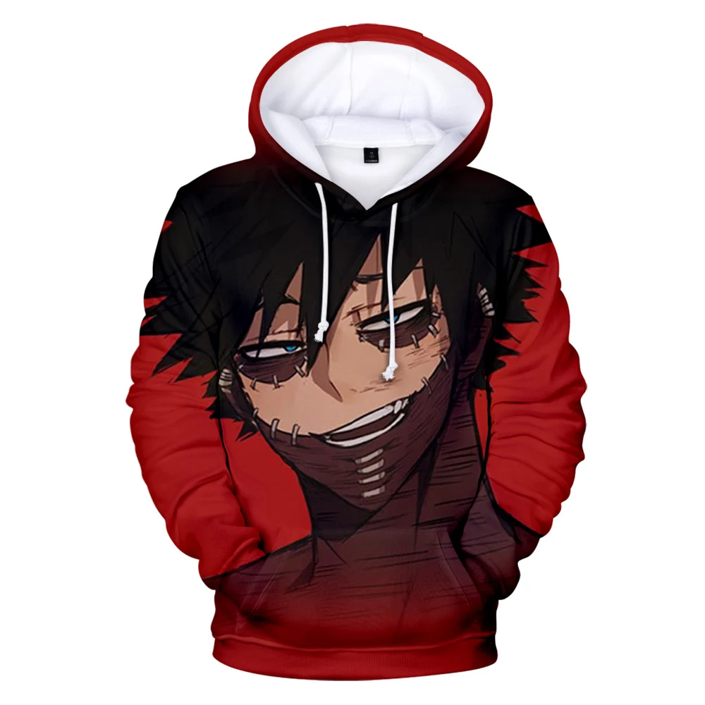 

Anime Cartoon My Hero Academia 3D Print Hoodies Sweatshirts Men / Women Pullovers Long Sleeves Oversized Hip Hop Clothing