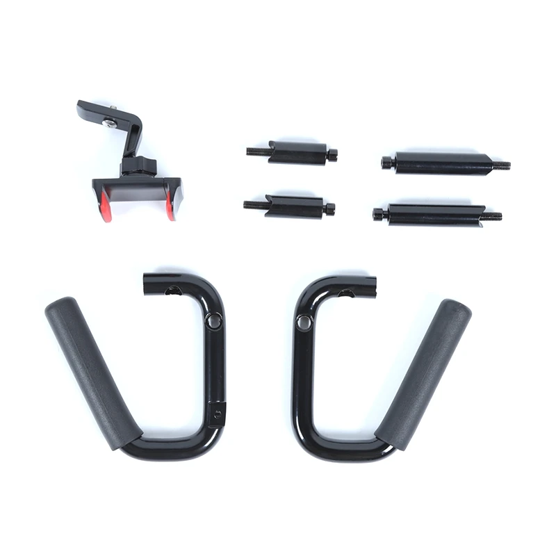 

Car Front Top Grab Bars Grip Handle with Mobile Phone Holder Kit for Jeep Wrangler JK 2007-2017 Car Accessories