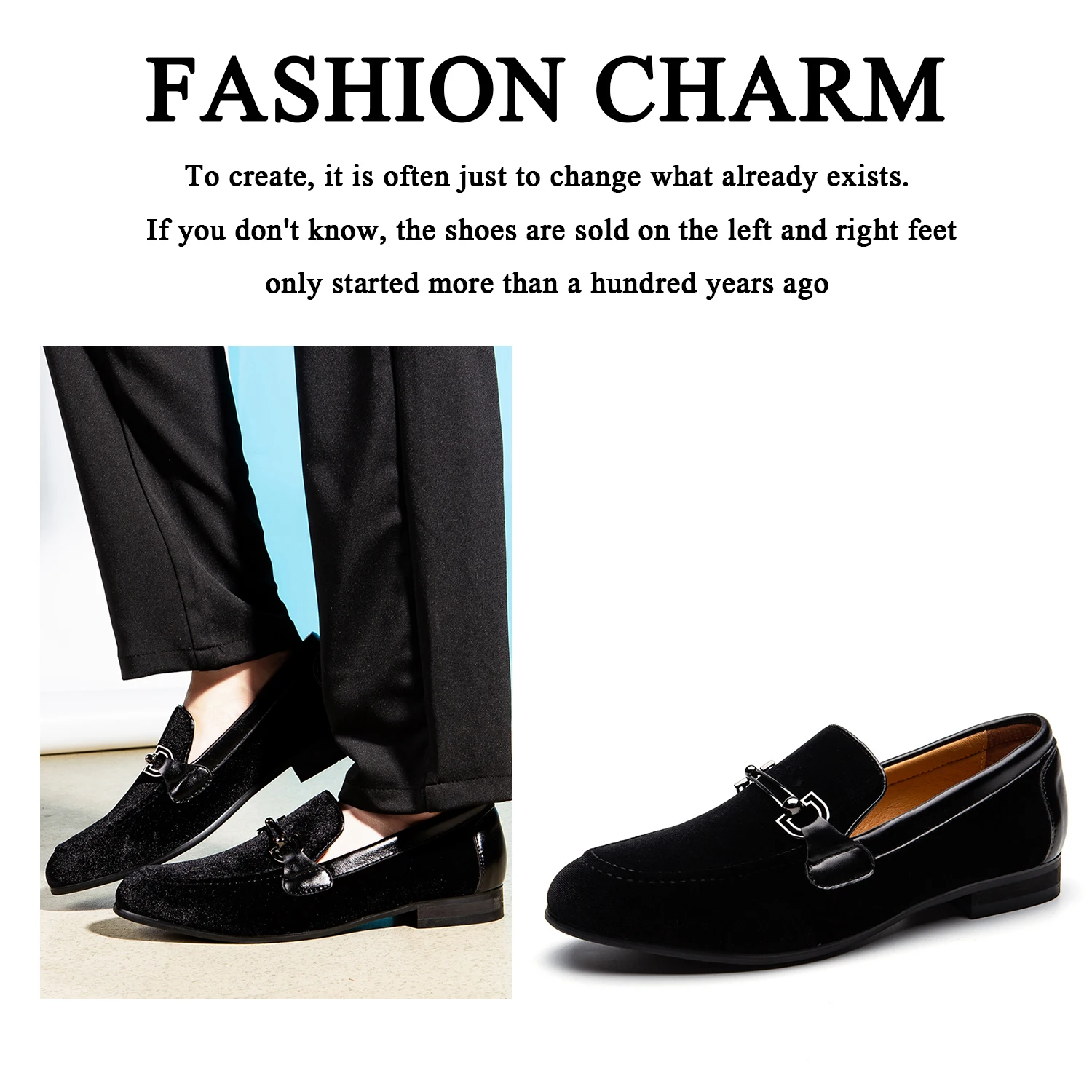 MEIJIANA Men Loafers Black Velvet With Braiding Flat Slip on Moccasins Men's Dress Shoes Genuine Leather Casual | Обувь
