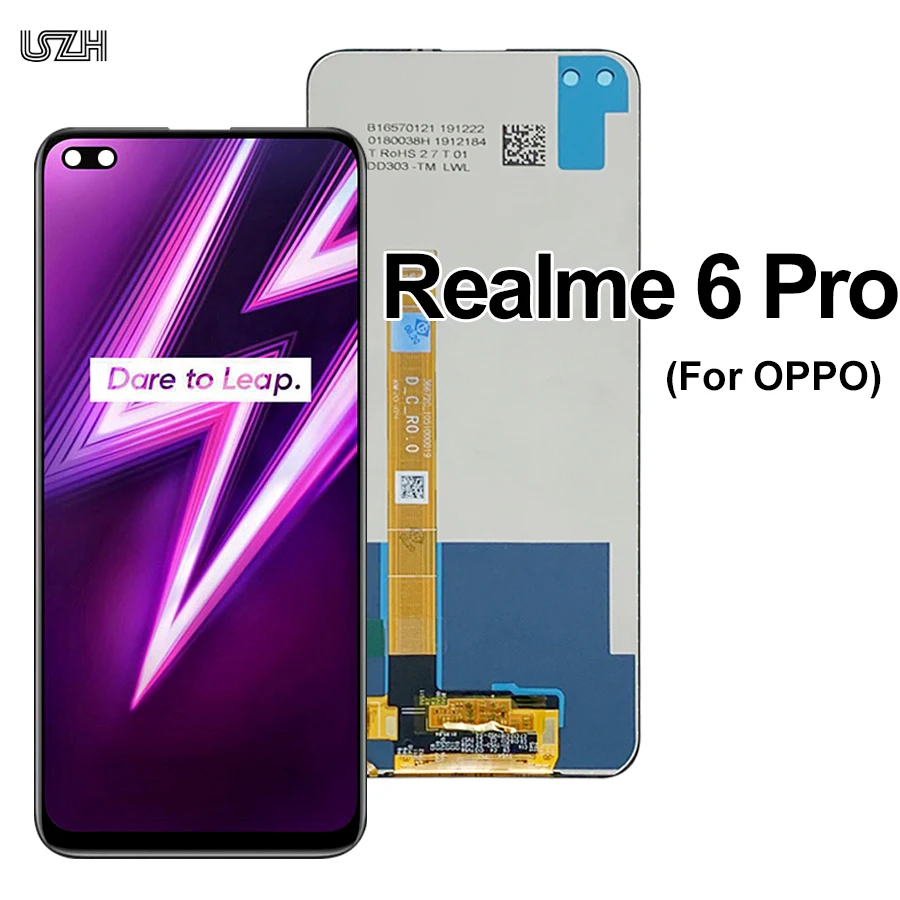 ЖК дисплей 6 дюйма для OPPO Realme Pro RMX2061 RMX2063 с сенсорным экраном в сборе дигитайзер