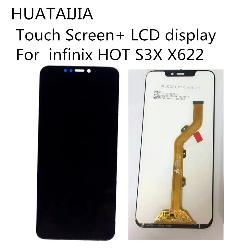 Новинка 100% ЖК дисплей и сенсорный экран для infinix HOT S3X X622 дигитайзер панель датчика
