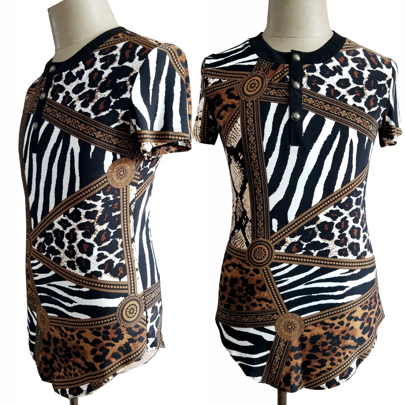 Мужские рубашки для латинских танцев с коротким рукавом модный топ принтом