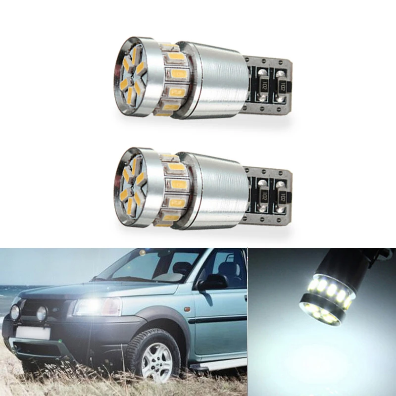 2x Canbus T10 W5W 168 194 светодиодный габаритный парковочный фонарь для Land Rover v8 discovery 4 2 3x8