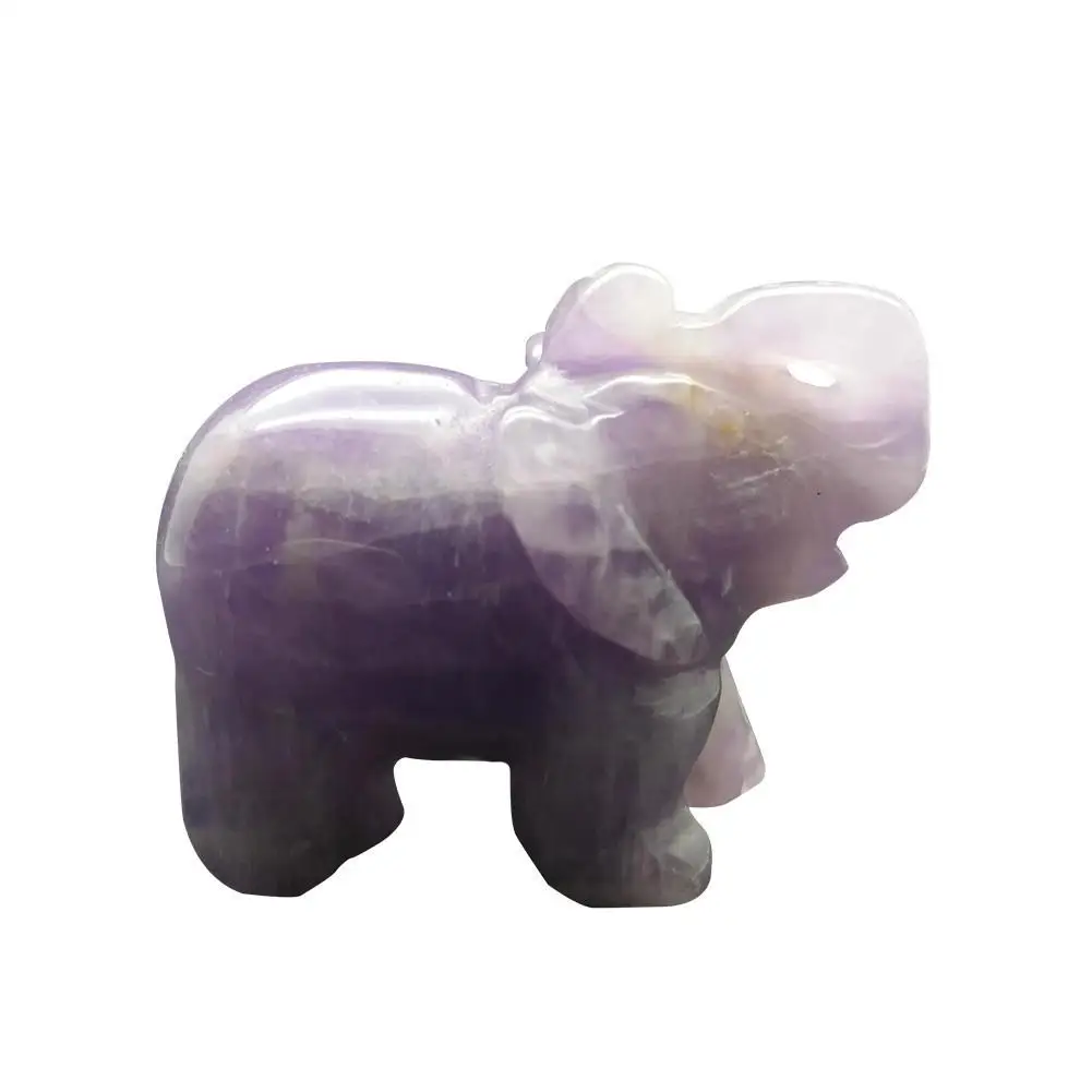 Домашний декор статуэтка слона Карманный точильный камень резная статуя