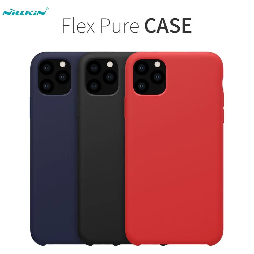 Чехол для Apple iPhone 11 pro max NILLKIN гибкий чехол из чистого жидкого силикона Гладкий
