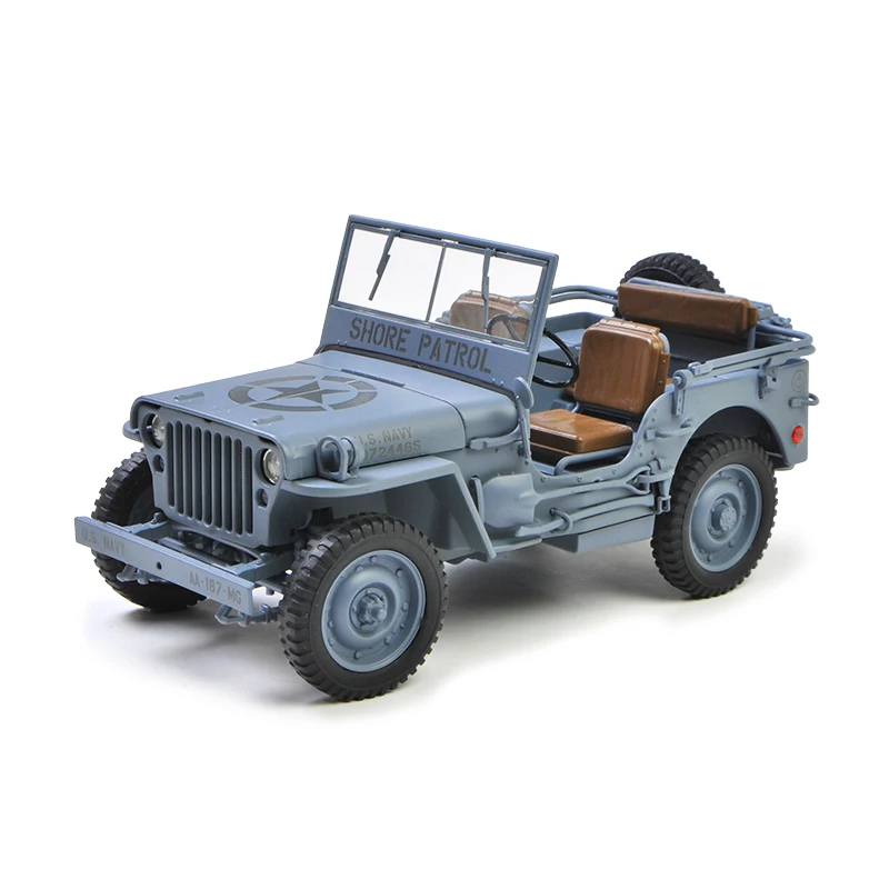 Welly 1:18 Виллис Jeep ярко синего цвета брелок для автомобильных ключей имитационная