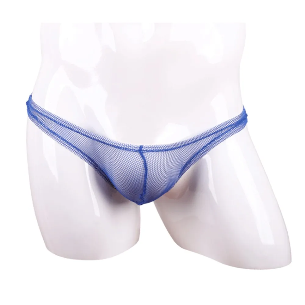 

Transparent mesh Thongs Mens Sexy Underwear See Through G-String Man Breathable Panties Underpant Male Hollow Erotic lingerie