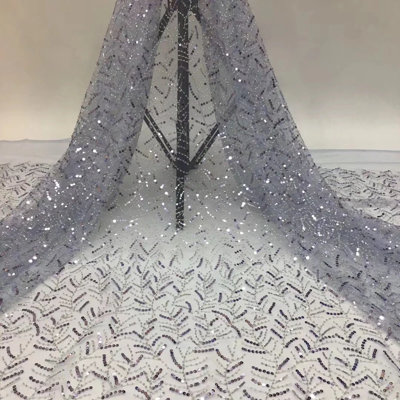 Африканская вуаль кружевная ткань светильник лые цветные бусины и блестки