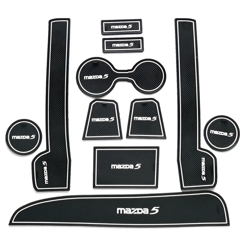 11 шт./компл. автомобильные аксессуары слот для ворот коврик резиновая