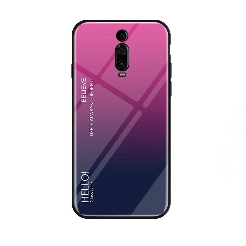 Градиентный чехол из закаленного стекла для Xiaomi Redmi K20 Pro 7A 7 6A 6 5 Plus S2 телефона Note 5A