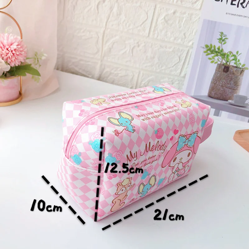 

21cm Cute Handbag Little Devil Bag Big Ear Dog bunny Puding Storage Case Kawaii Cartoon Cosmetic Bag Toys Gift For Girls